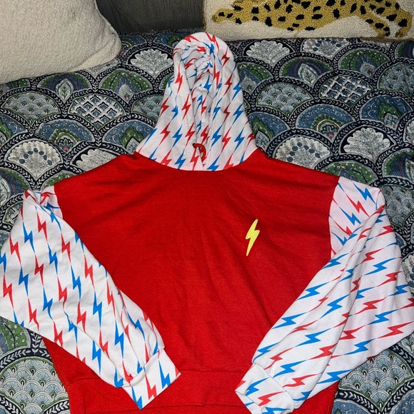 Aviator Nation - Fourth of July Relaxed Crop Pull Over Hoodie 🇺🇸 - Picture 8 of 9